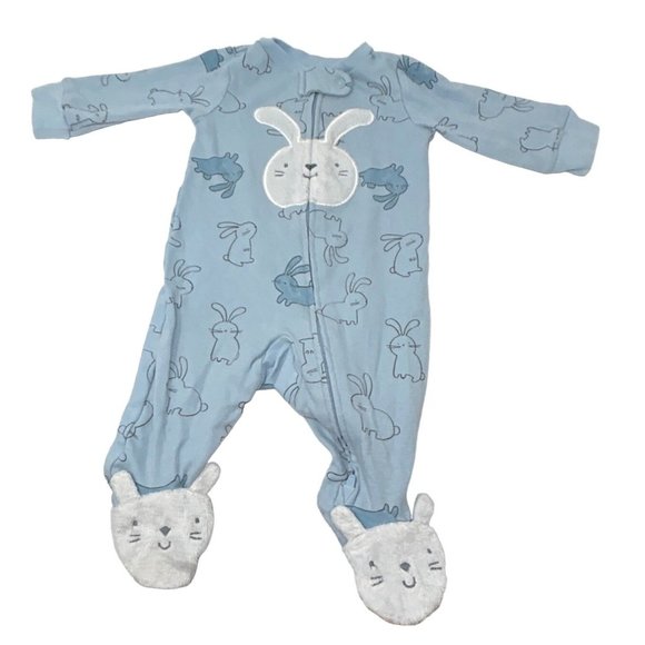 Baby Boy's - 1 Sleeper & 2 Rompers - Size 3 Month - Picture 2 of 10